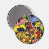 Dala Horses Magnet (Recto/Verso)