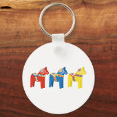 Dala Horses Sleutelhanger (Voorkant)