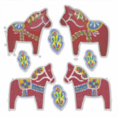 Dala Horses Sticker (Voorkant)