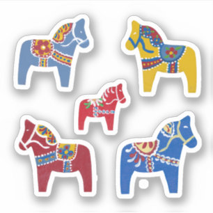 Dala Horses Sticker