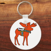 Dala Moose Sleutelhanger (Voorkant)