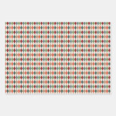 Dala nordique de Noël Horse Enveloppement Feuilles (Devant 3)