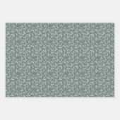 Dala nordique de Noël Horse Enveloppement Feuilles (Devant 2)