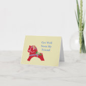 Dala Paard Beterschap, Vriendschap Kaart (Voorkant)