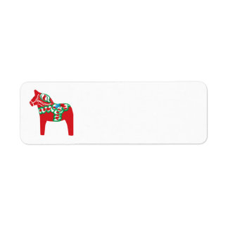 Dala Paard Retourlabels Etiket