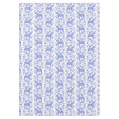 Dala suédoise Cheval Nappe bleu et blanc (Devant)