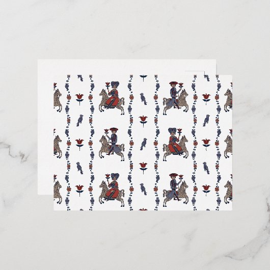 Dala W - Cartes postales Foil (Recto/Verso)