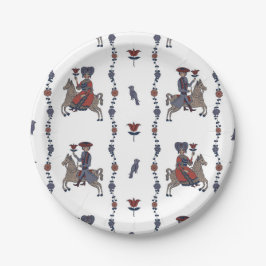 Dala W - Ronde papieren Borden Papieren Bordje