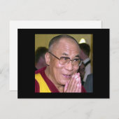 Dalai Lama Briefkaart (Voorkant / Achterkant)