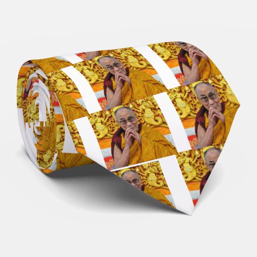 Dalai Lama Buddha Buddhist boeddhistische Meditati Stropdas (Opgerold)