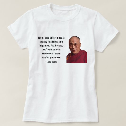 dalai lama citaat 1b t-shirt (Design voorkant)