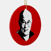 Dalai Lama Keramisch Ornament (Rechts)