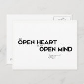 Dalai Lama - Open hart, open geest Briefkaart (Voorkant / Achterkant)