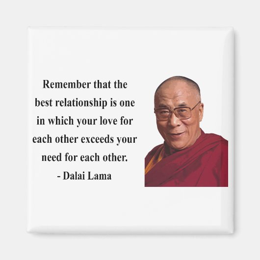 Dalai Lama Quote 11b Magneet (Voorkant)