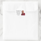 Dalai Lama Quote 1B Ronde Sticker (Tas)