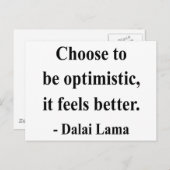 dalai lama quote 4a briefkaart (Voorkant / Achterkant)