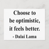 dalai lama quote 4a briefkaart (Voorkant)