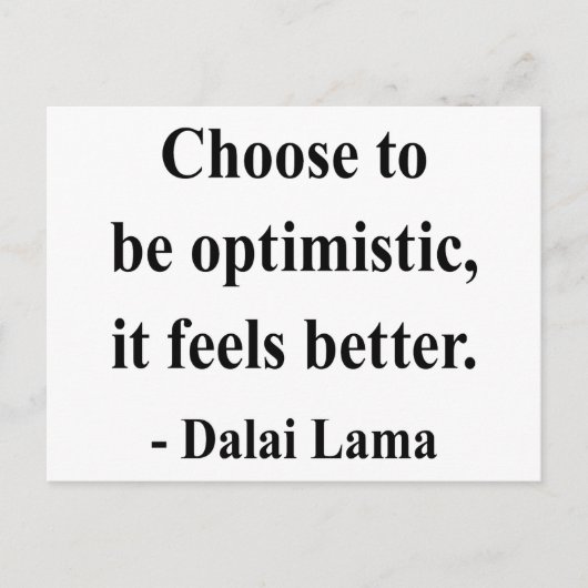 dalai lama quote 4a briefkaart (Voorkant)