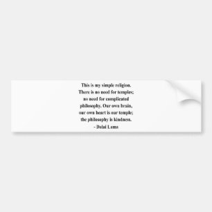 dalai lama quote 6a bumpersticker