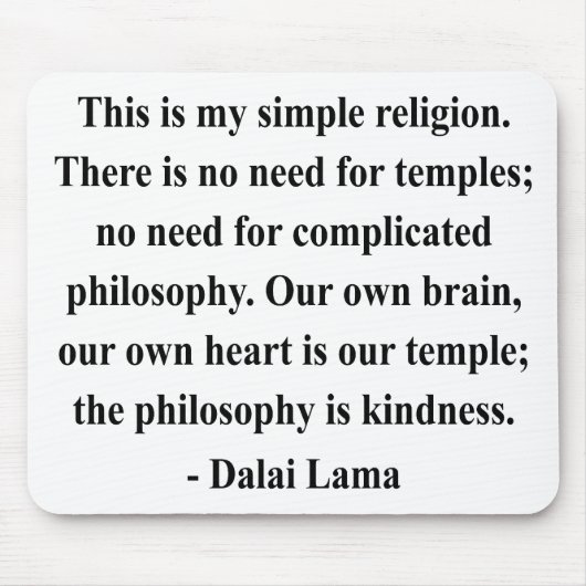 dalai lama quote 6a muismat (Voorkant)