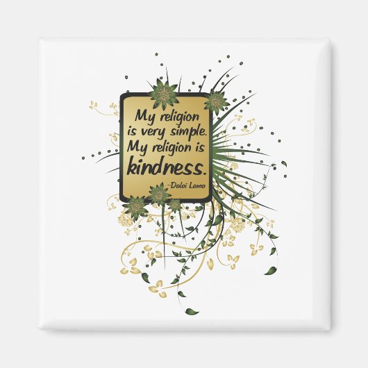 Dalai Lama Religion Quote Magneet (Voorkant)