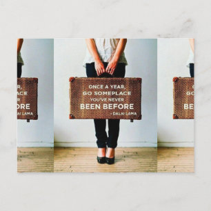 Dalai Lama Travel Briefkaart