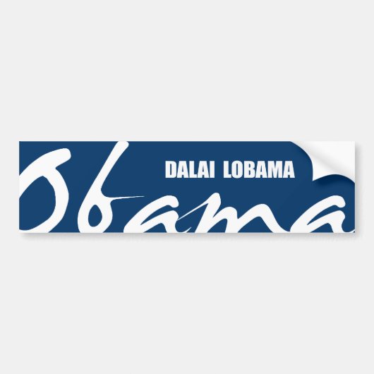 DALAI LOBAMA BUMPERSTICKER (Voorkant)