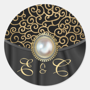 Dalarisch Monogram Envelop Sticker