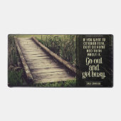 Dale Carnegie Citation Inspirationnelle "Accrochez (Recto)