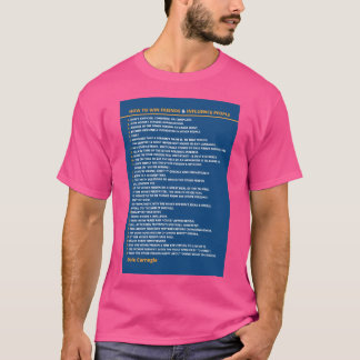 Dale Carnegie hoe je vrienden en invloedrijke mens T-shirt