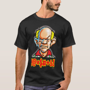 Dale The Dad Curmudgeon Cussing Graphic T-shirt