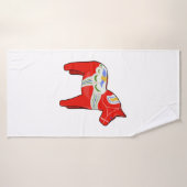 Dalecarlistisch paard badhanddoek (Badhanddoek)
