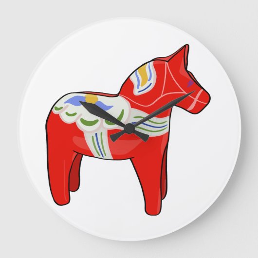 Dalecarlistisch paard grote klok (Voorkant)