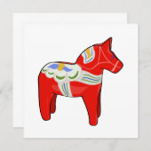 Dalecarlistisch paard kaart (Voorkant / Achterkant)