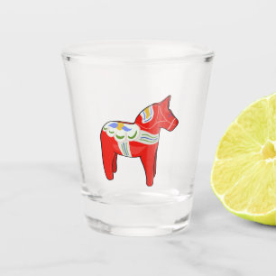 Dalecarlistisch paard shot glas