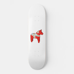 Dalecarlistisch paard skateboard