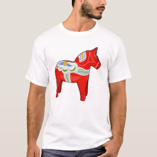 Dalecarlistisch paard t-shirt