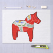 Dalecarlistisch paard tissuepapier (Craft)