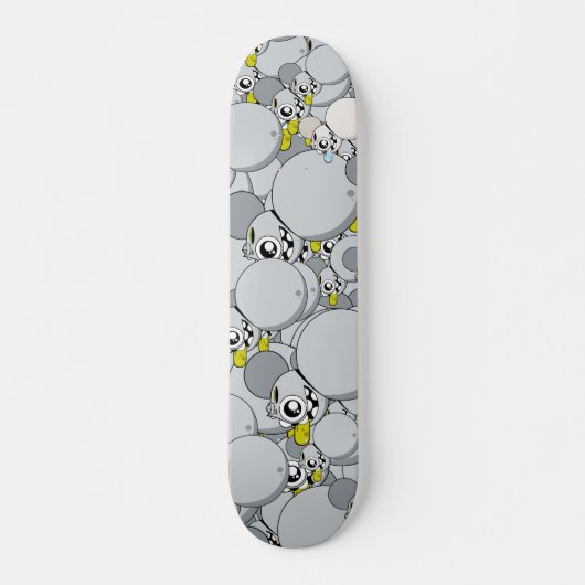 Dalek "Old School" Grijs Skateboard (Voorkant)