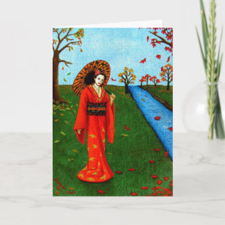 "Dalende Bladeren " Kaart