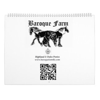 Dales ponies 2023 Calendrier