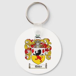 DALEY FAMILY CREST - DALEY COAT OF ARMS SLEUTELHANGER