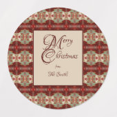 Daley Kerstmis Labels (Design 2)