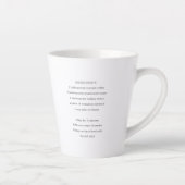 Dalgona Lover | Mug en latte monogramme (Droite)