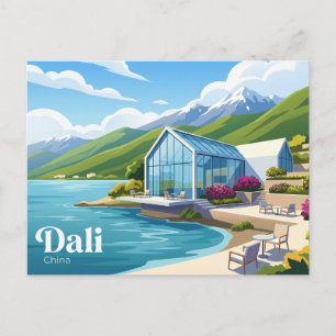 Dali Erhai Meer Glazen Huis China Briefkaart