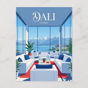 Dali Erhai Meer Glazen Huis China Briefkaart