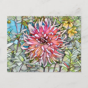 DALIA-BLOEM BRIEFKAART