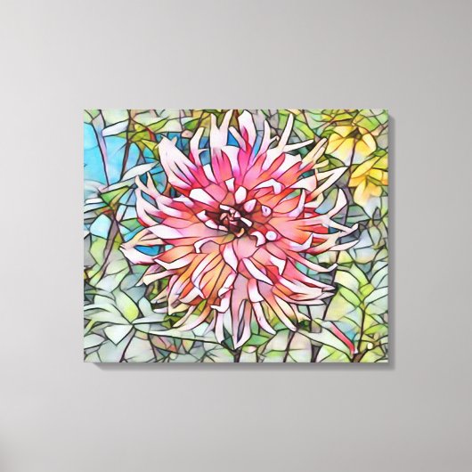 DALIA-BLOEM CANVAS AFDRUK (Voorkant)