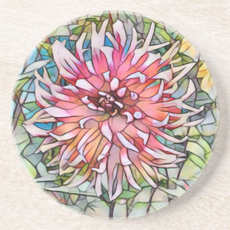 DALIA-BLOEM ZANDSTEEN ONDERZETTER