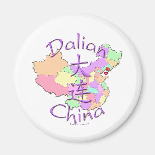 Dalian China Magneet (Voorkant)